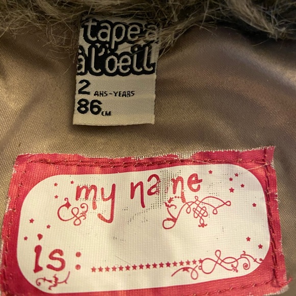 Faux fur lined winter French coat - Picture 2 of 5